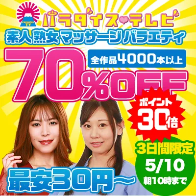 パラダイステレビ☆70％OFFセール