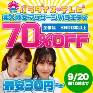 パラダイステレビ☆70％OFFセール