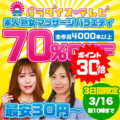 パラダイステレビ☆70％OFFセール
